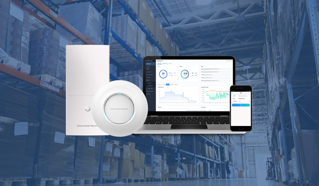 Como configurar uma rede Wi-Fi para um armazém de grandes dimensões.